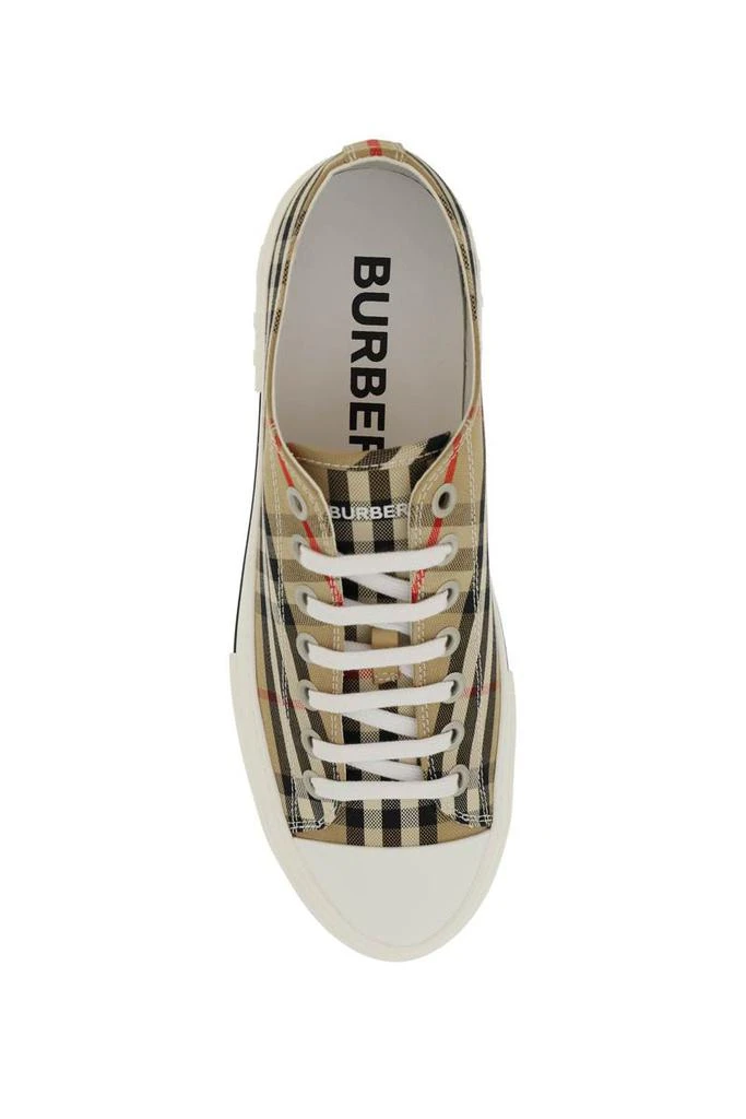 商品Burberry|Burberry vintage check canvas sneakers,价格¥4145,第2张图片详细描述