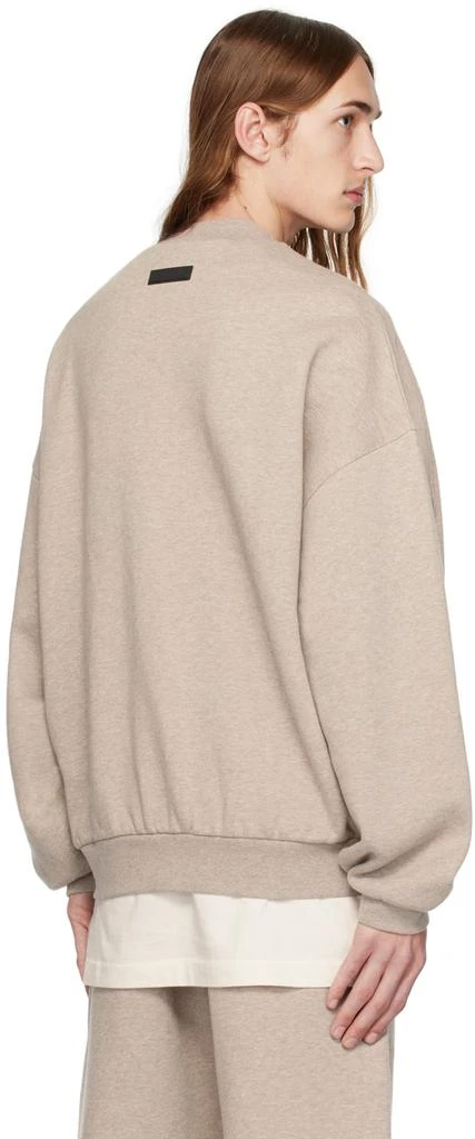 商品Essentials|Beige Crewneck Sweatshirt,价格¥697,第3张图片详细描述
