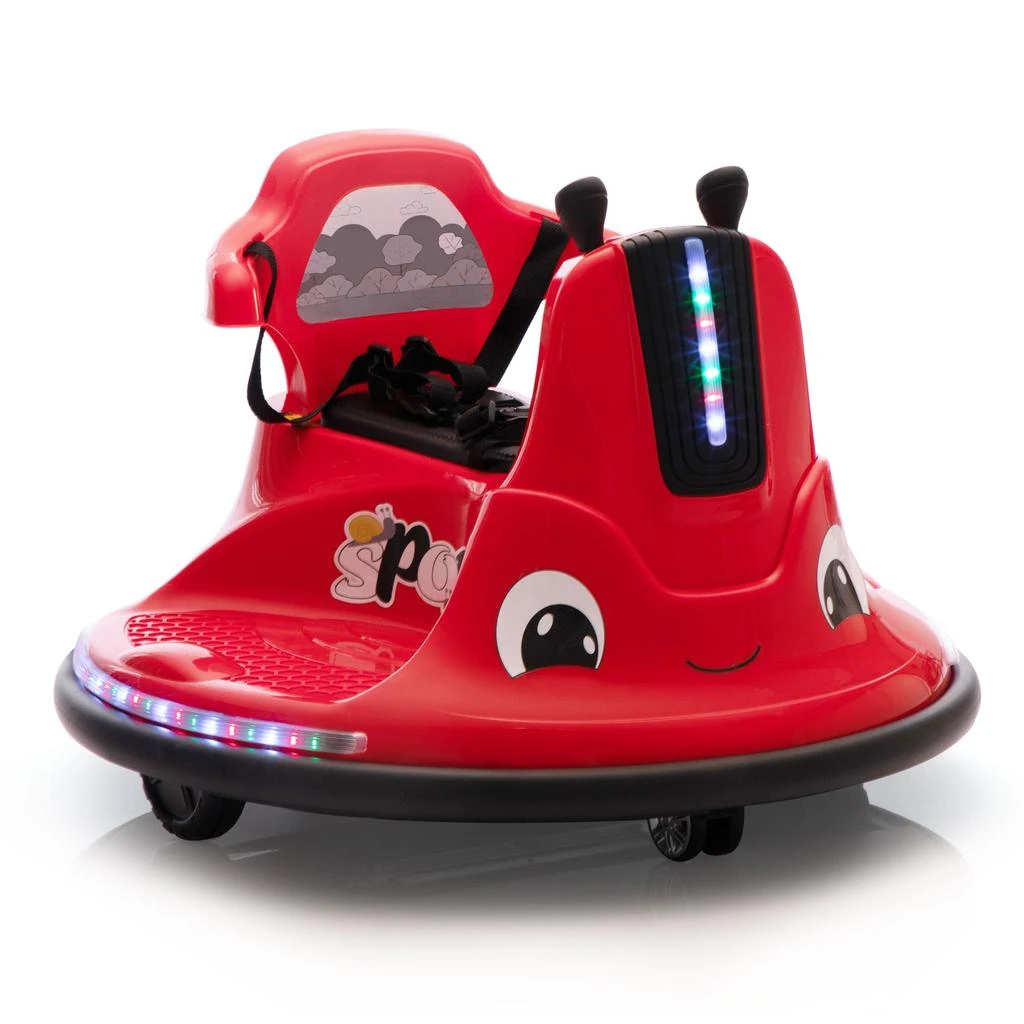 商品Streamdale Furniture|Streamdale Electric Snail Bumper Car with Remote Control Safe and Stylish Ride for Kids Ages 3-8,价格¥2310,第5张图片详细描述