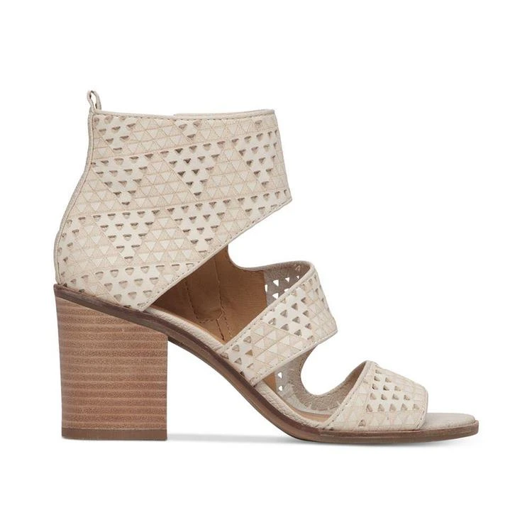 商品Lucky Brand|Women's Kabott Cutout Block-Heel Sandals,价格¥482,第3张图片详细描述