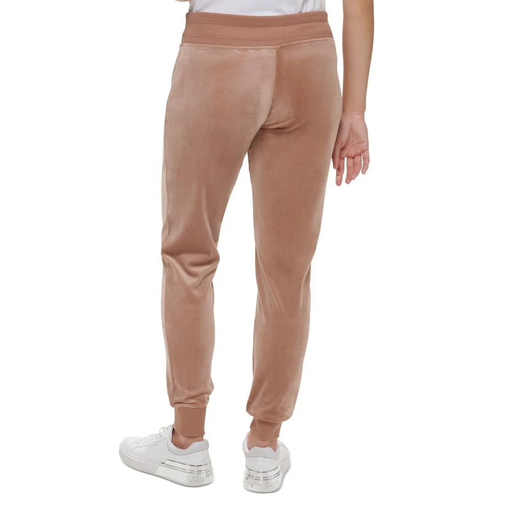 商品Calvin Klein|Petite Velour Jogger Pants,价格¥263,第2张图片详细描述