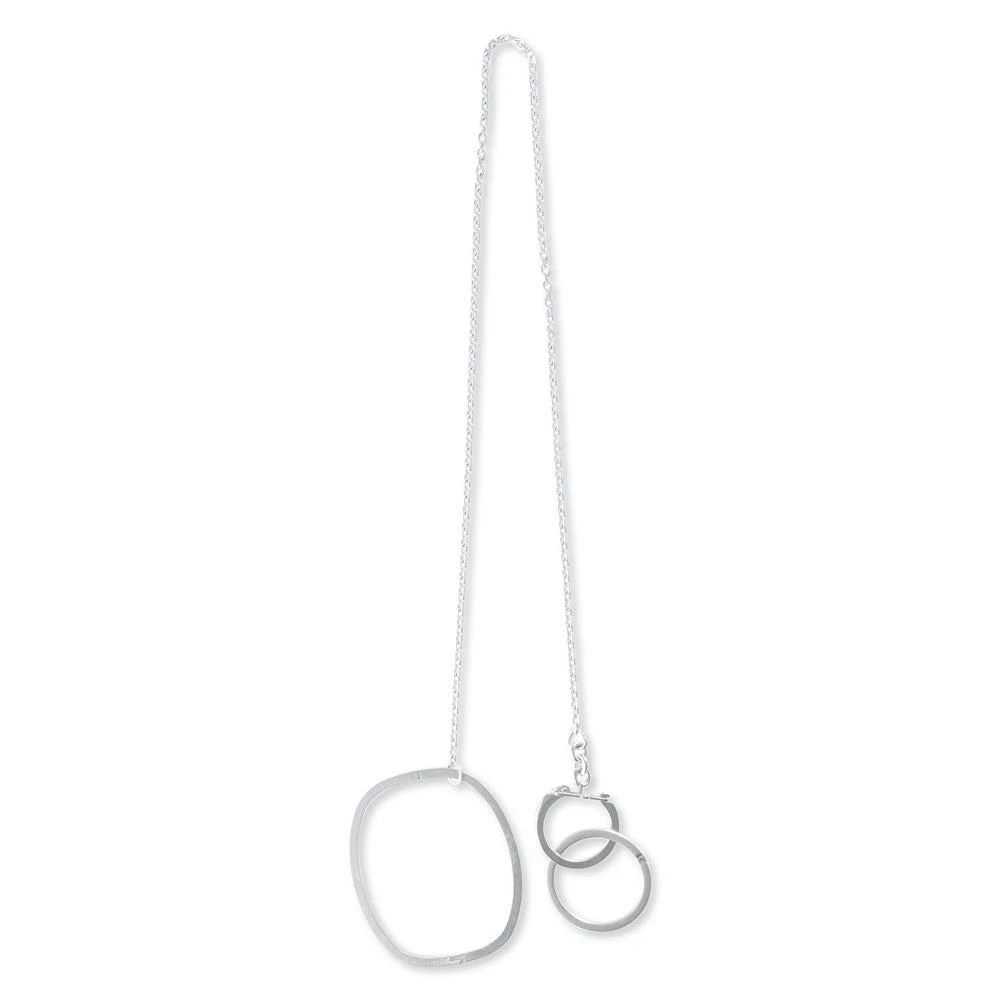 商品MAISON MARGIELA|SM2UA0002 Key Ring - Silver Burattato,价格¥3776,第1张图片