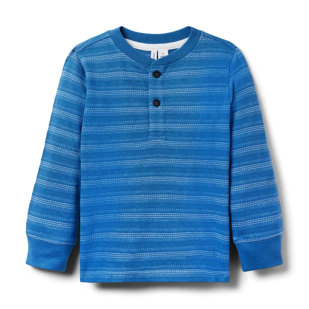 商品Janie and Jack|Stripe Henley Top (Toddler/Little Kid/Big Kid),价格¥231,第1张图片