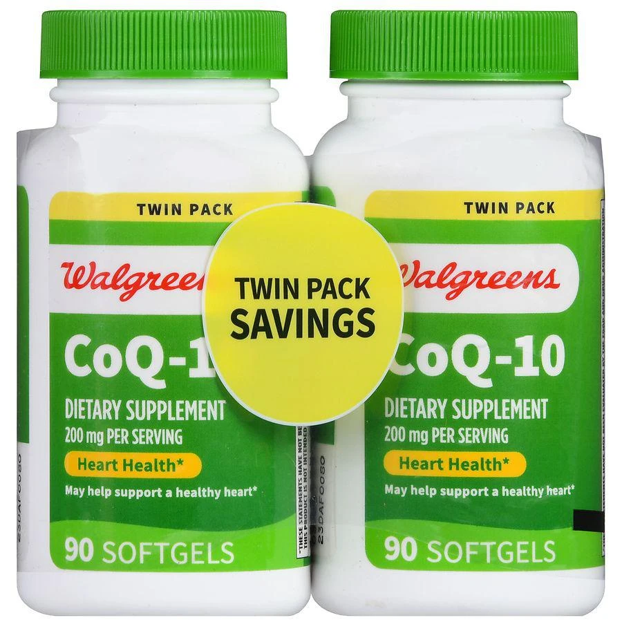 商品Walgreens|CoQ-10 200 mg Softgels (90 days),价格¥664,第2张图片详细描述