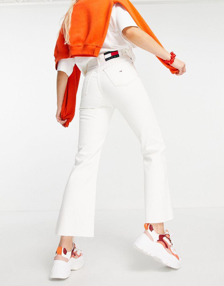 Tommy Jeans Harper flare jean in white商品第2张图片规格展示