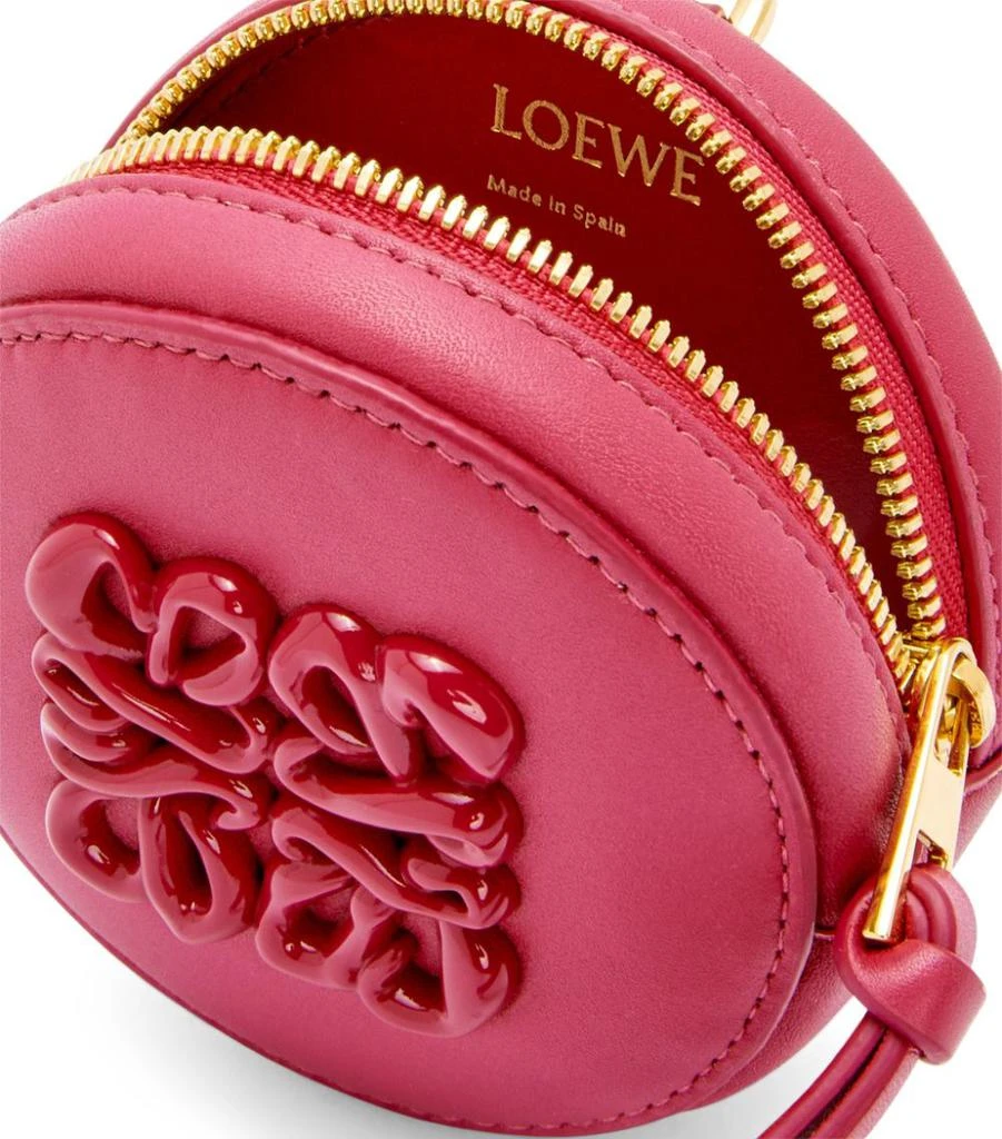 商品Loewe|Leather Inflated Anagram Cookie Charm Purse,价格¥4375,第3张图片详细描述