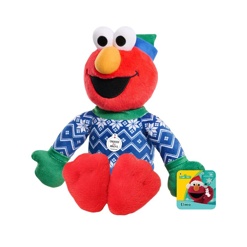 商品Macy's|CLOSEOUT! Holiday Elmo 15" Large Plush Stuffed Animal-Created for Macy's,价格¥75,第3张图片详细描述