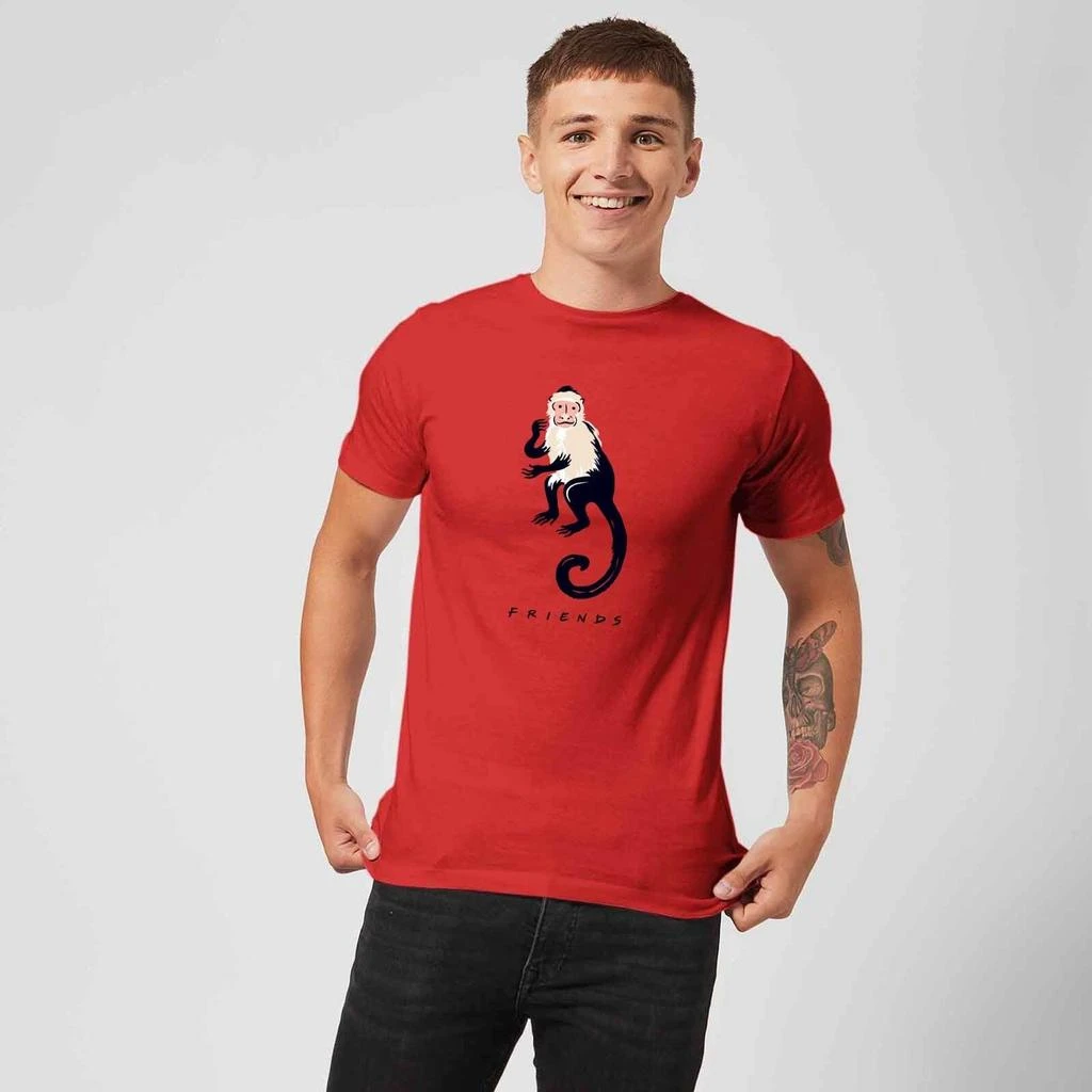 商品Original Hero|Friends Marcel The Monkey Men's T-Shirt - Red,价格¥178,第3张图片详细描述