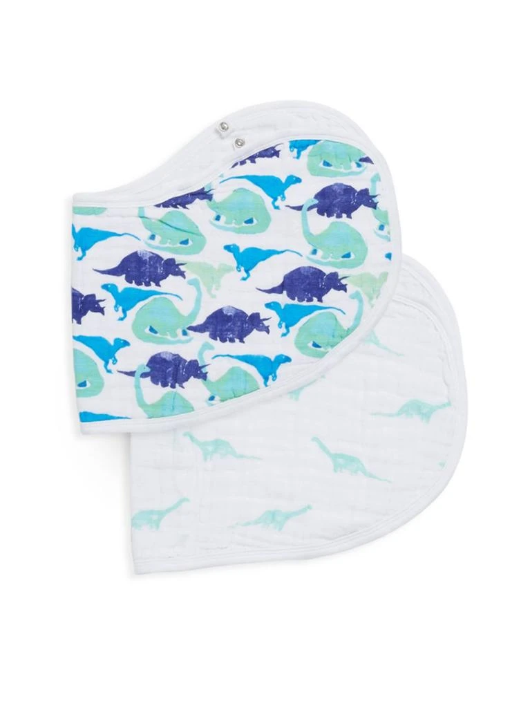 商品aden + anais|aden + anais - Baby's Two-Pack Jurassic Cotton Burpy Bibs,价格¥164,第1张图片