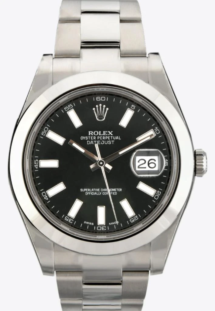商品Rolex|Oyster Perpetual Datejust 41 with Black Dial,价格¥76590,第2张图片详细描述