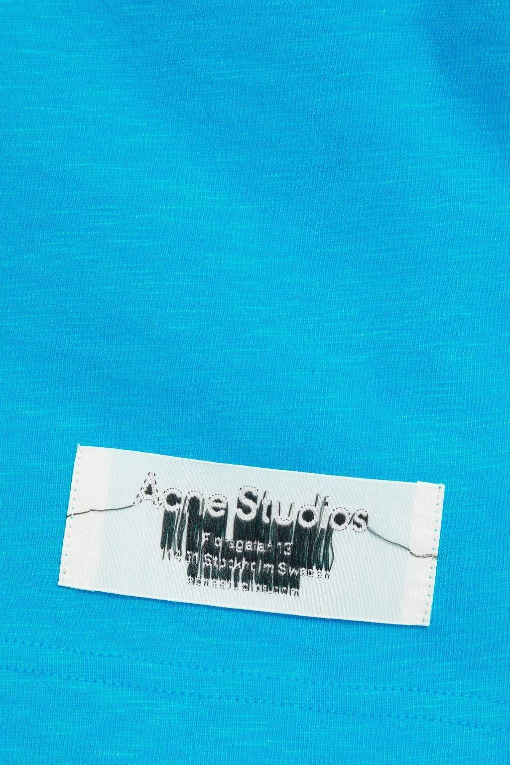 商品Acne Studios|Slub cotton-blend jersey T-shirt,价格¥315,第4张图片详细描述