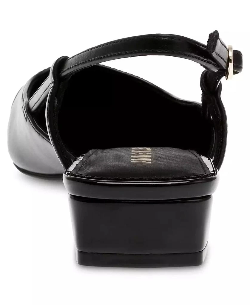 商品Anne Klein|Women's Caigan Cap Toe Slingback Flats,价格¥352,第3张图片详细描述