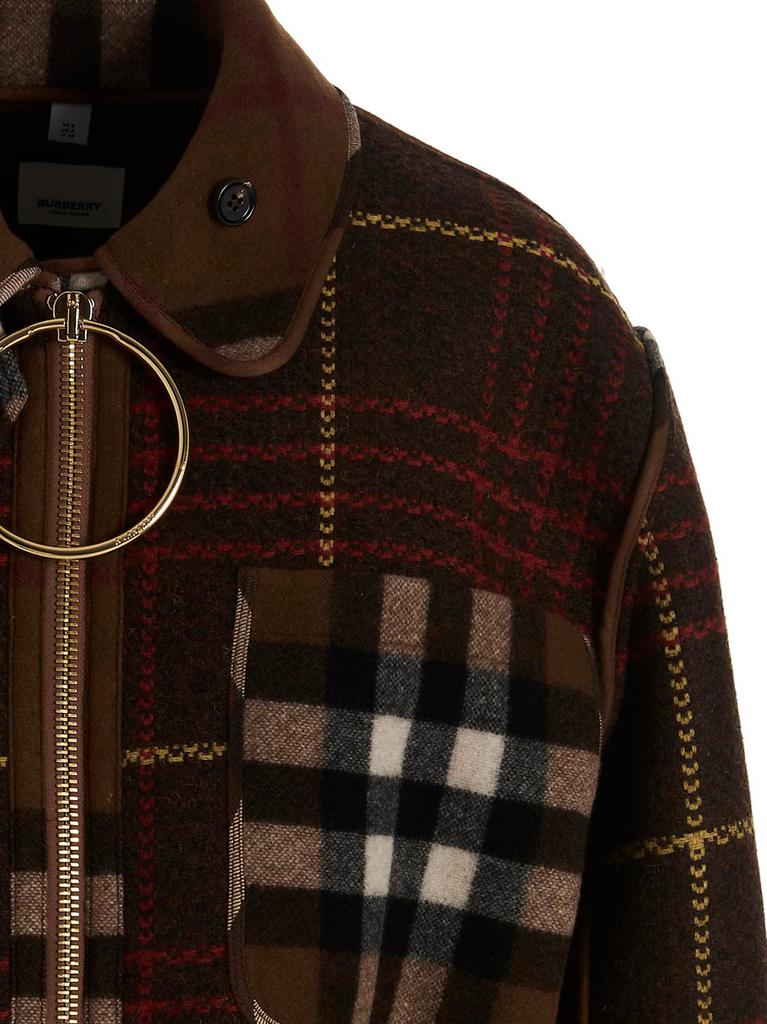 Tartan patterned field jacket商品第3张图片规格展示