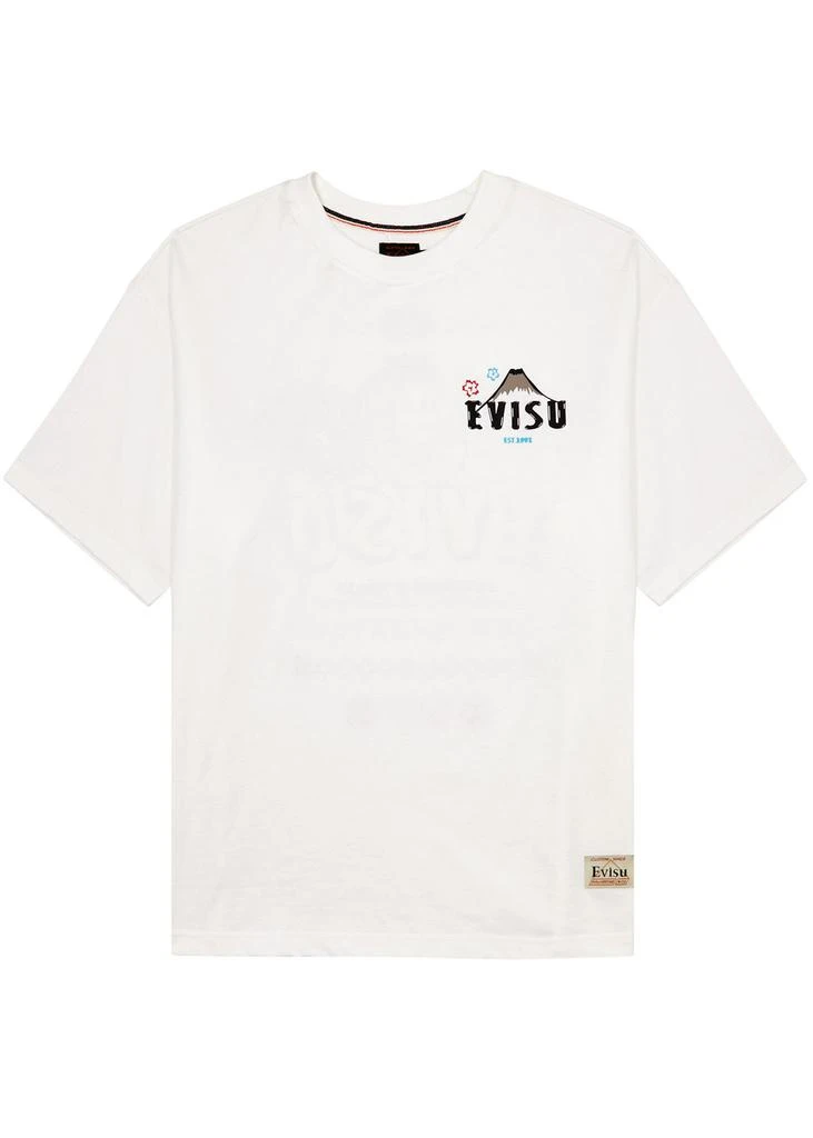 商品Evisu|Logo-print cotton T-shirt,价格¥1043,第1张图片
