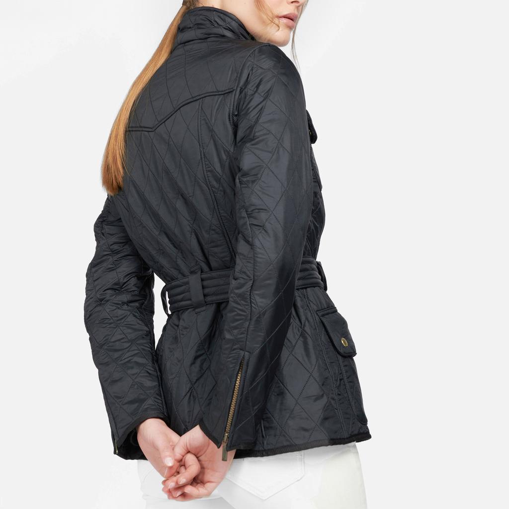 Barbour International Women's Polarquilt Jacket - Black商品第2张图片规格展示