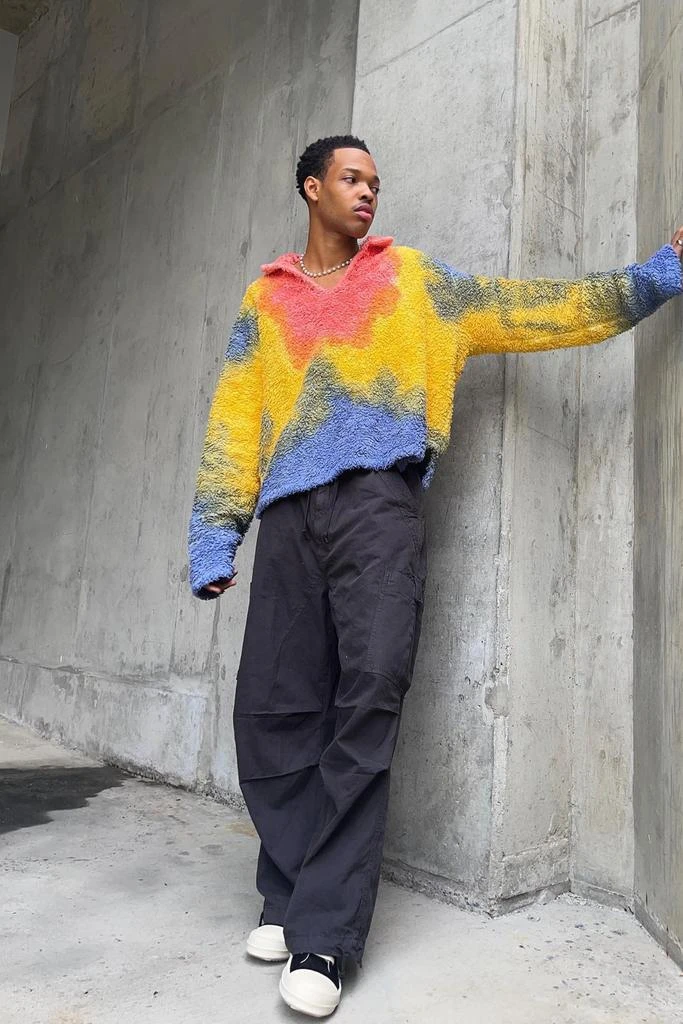 Tie Dye Sherpa Pullover - Multi 商品