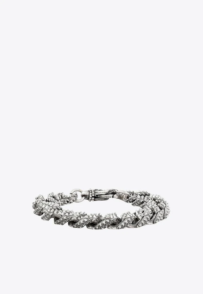 商品Emanuele Bicocchi|Silver Chain Bracelet,价格¥4618,第1张图片