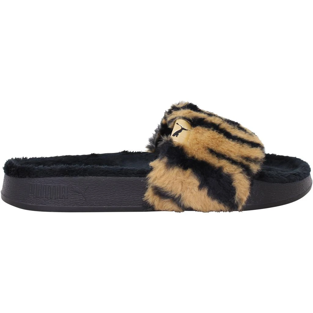 商品Puma|Puma Leadcat YLM Fluff Safari Black/Gold  384973-01 Women's,价格¥129,第1张图片