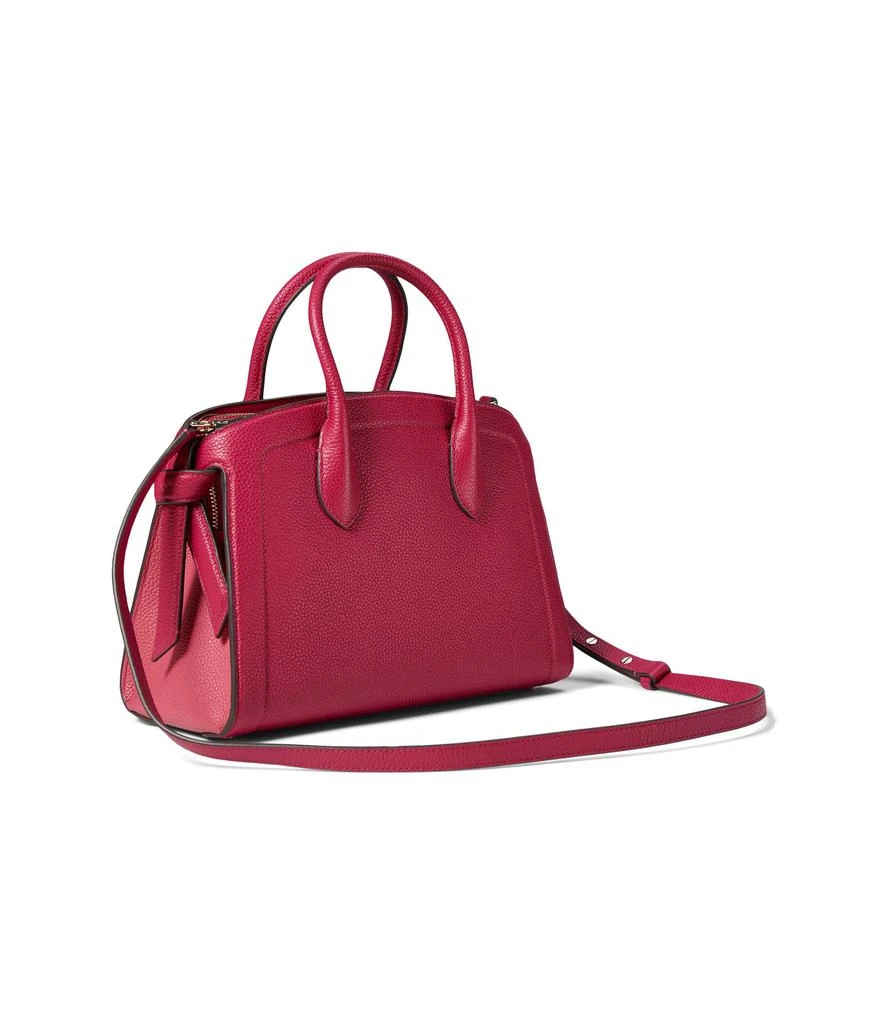 商品Kate Spade|Knott Color-Blocked Pebbled Leather Medium Zip Top Satchel,价格¥2827,第2张图片详细描述