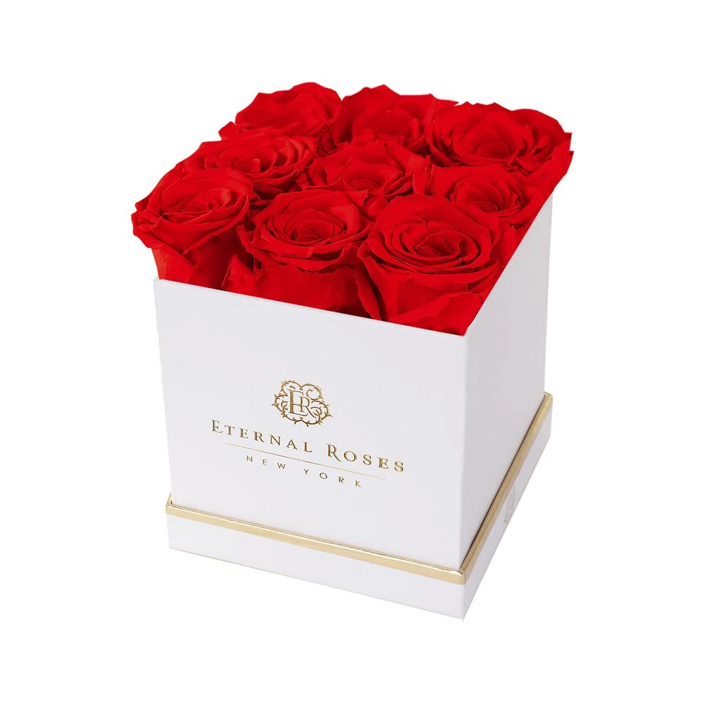 商品Eternal Roses|Lennox Medium White Gift Box,价格¥1434,第2张图片详细描述