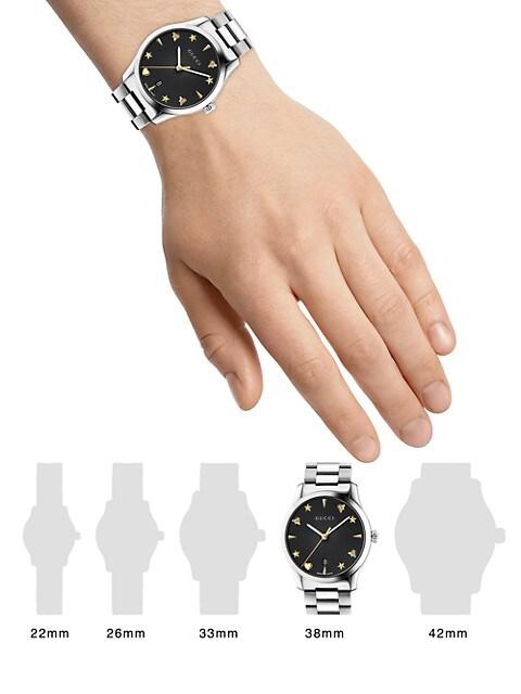 G-Timeless Stainless Steel Bracelet Watch商品第2张图片规格展示