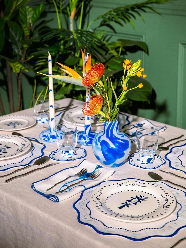 商品Agua by Agua Bendita|Linen Embroidered Placemats,价格¥662,第3张图片详细描述
