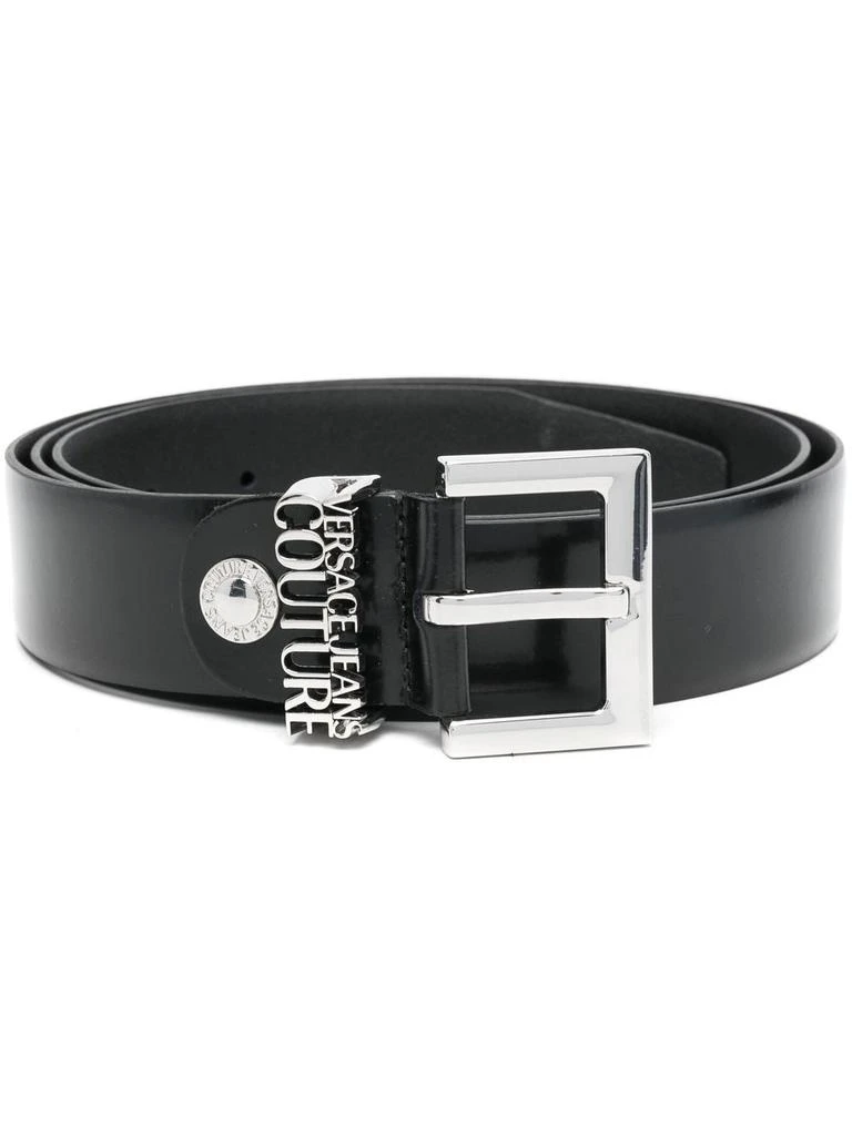商品Versace|VERSACE JEANS Decorative buckle leather belt,价格¥759,第1张图片