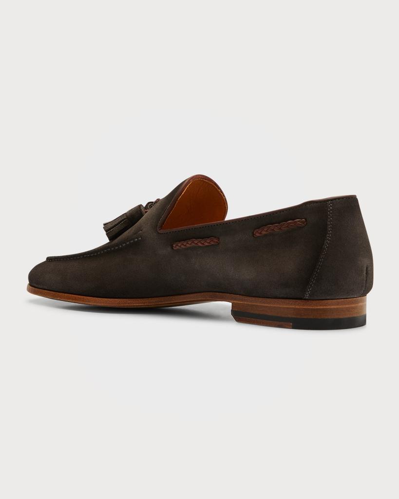 Men's Suede Tassel Loafers商品第3张图片规格展示