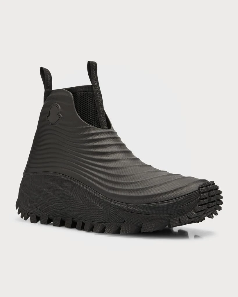 商品Moncler|Men's Acqua High Ribbed Rain Boots,价格¥5880,第3张图片详细描述
