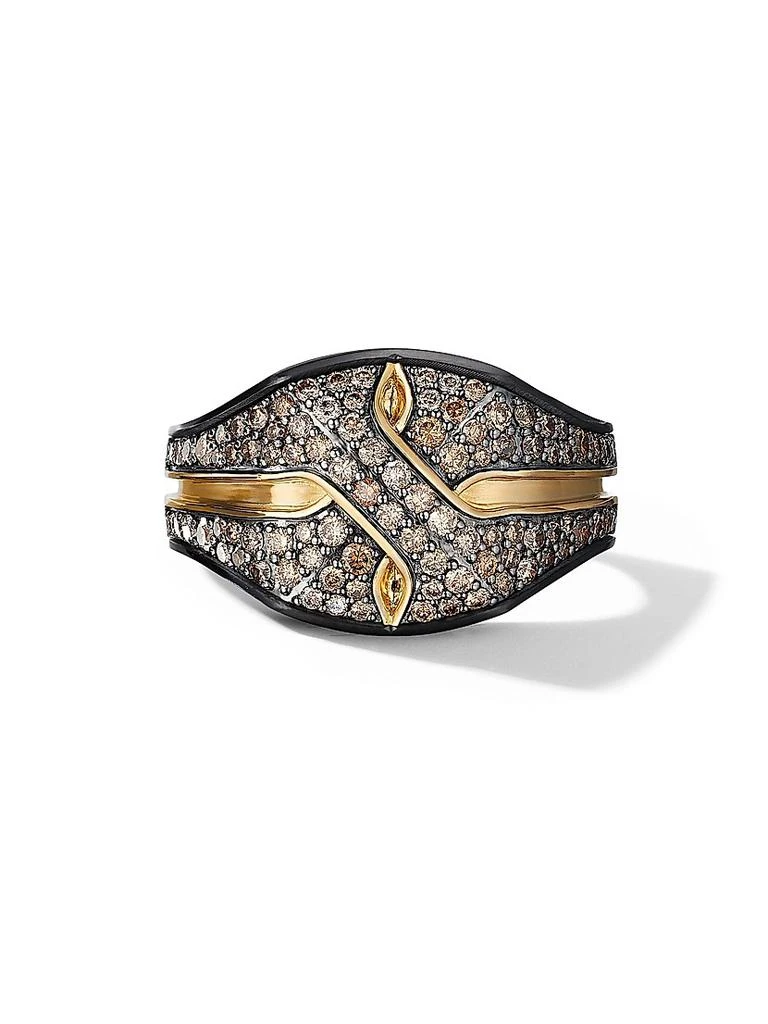 商品David Yurman|Armory Signet Ring in Black Titanium,价格¥42519,第2张图片详细描述