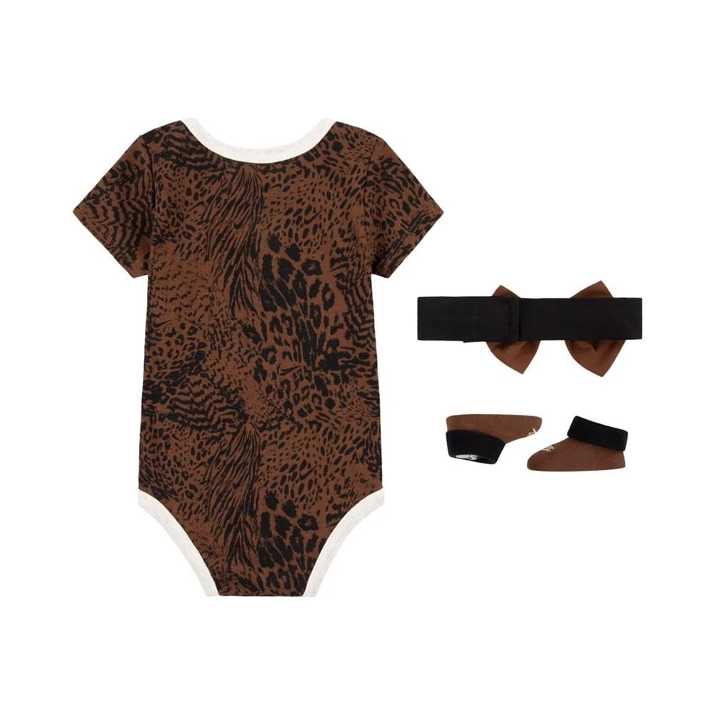 商品NIKE|Baby Girls Bodysuit, Headband and Booties, 3 Piece Set,价格¥134,第2张图片详细描述