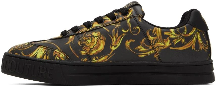 商品Versace|Black Court 88 Sneakers,价格¥738,第3张图片详细描述