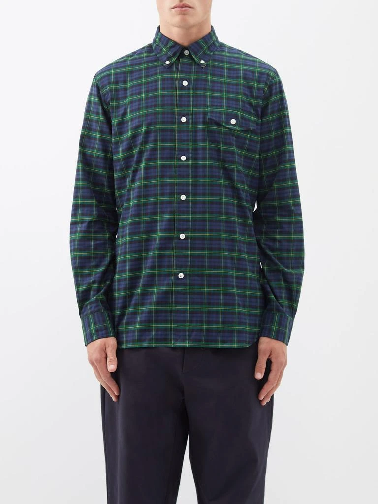 商品Ralph Lauren|Checked cotton long-sleeve shirt,价格¥682,第1张图片