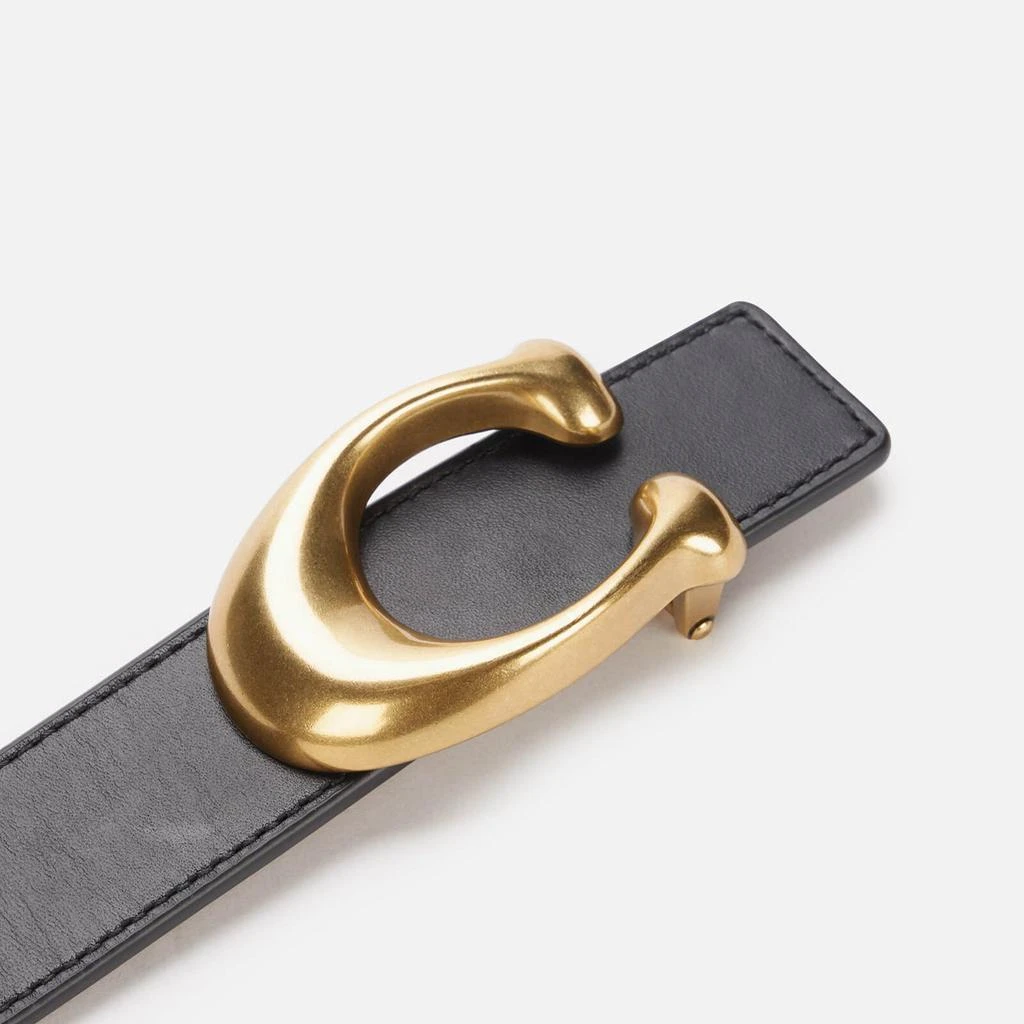 商品Coach|Coach Women's 32mm Sculpted C Reversible Belt - Black 1941 Saddle,价格¥1823,第3张图片详细描述