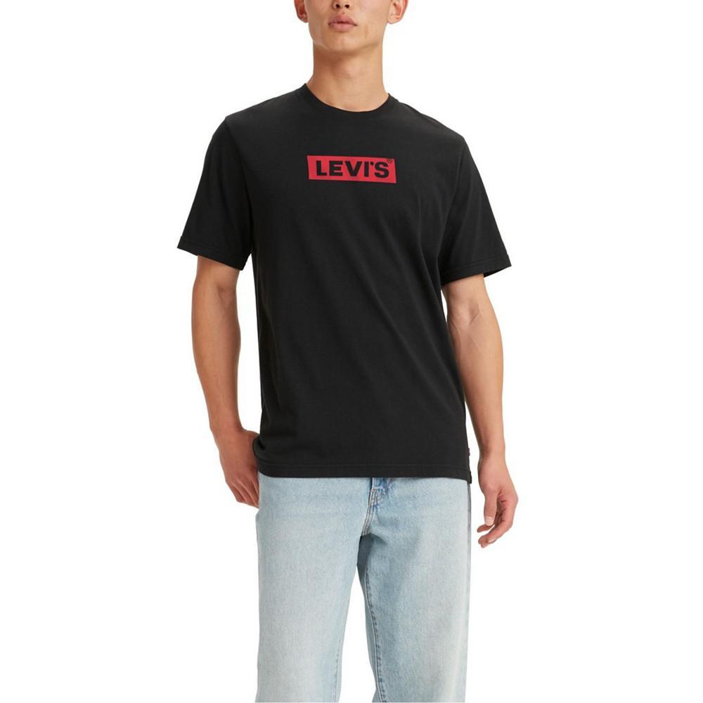 商品Levi's|Men's Relaxed Fit Box Tab Logo Crewneck T-shirt,价格¥148,第1张图片