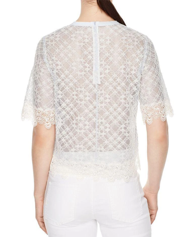 商品Sandro|Hana Lace Top,价格¥1216,第2张图片详细描述