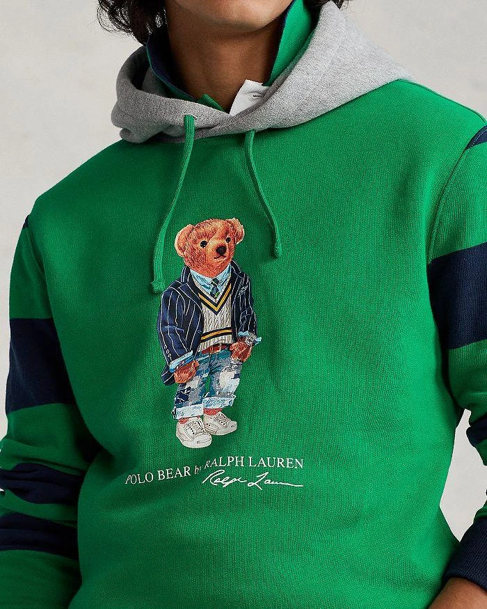 商品Ralph Lauren|Cotton Blend Fleece Polo Bear Print Hoodie,价格¥976,第4张图片详细描述
