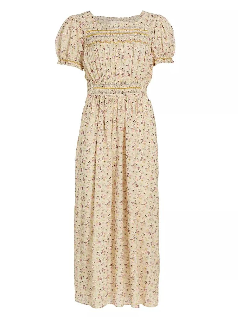 商品D Ô E N|Castalia Embroidered Maxi Dress,价格¥1173,第1张图片