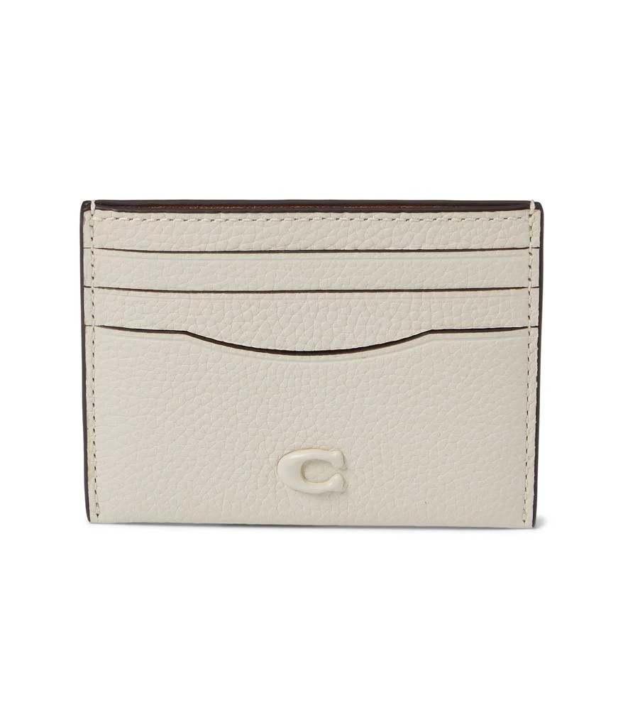 商品Coach|Pebble Leather Flat Card Case,价格¥554,第1张图片