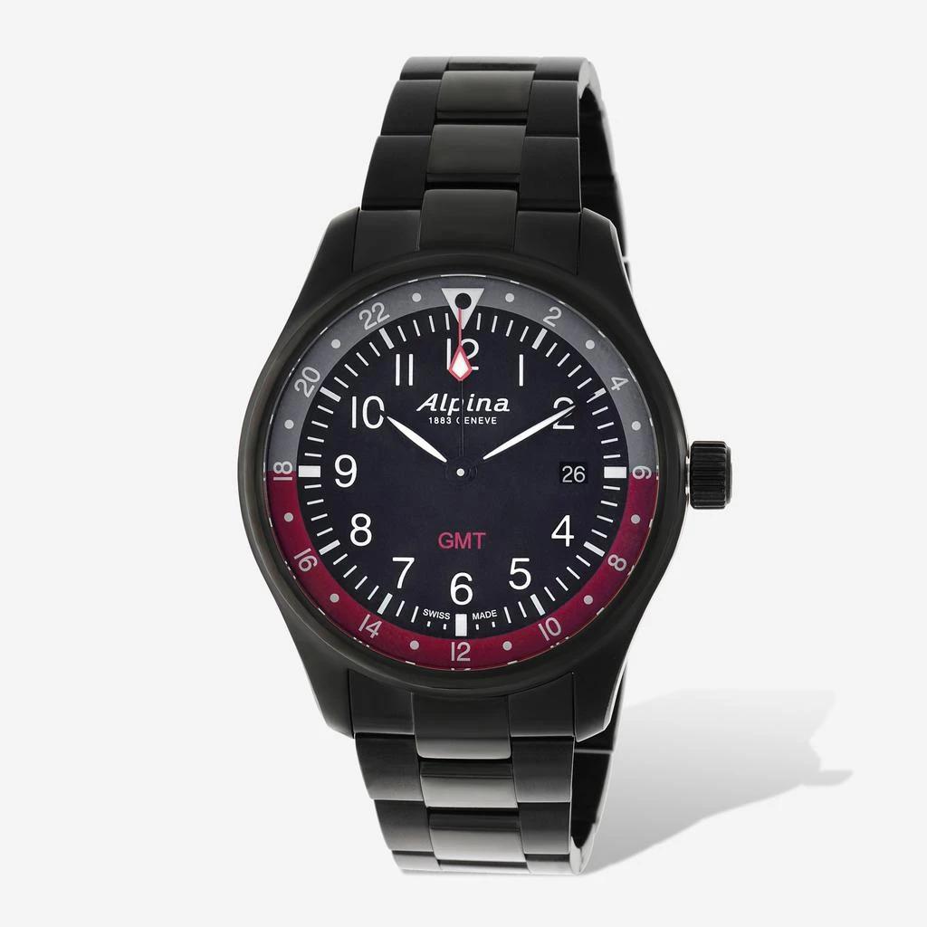 商品Alpina|Alpina Startimer Pilot GMT Quartz Men's Watch AL-247BR4FBS6B,价格¥1669,第1张图片