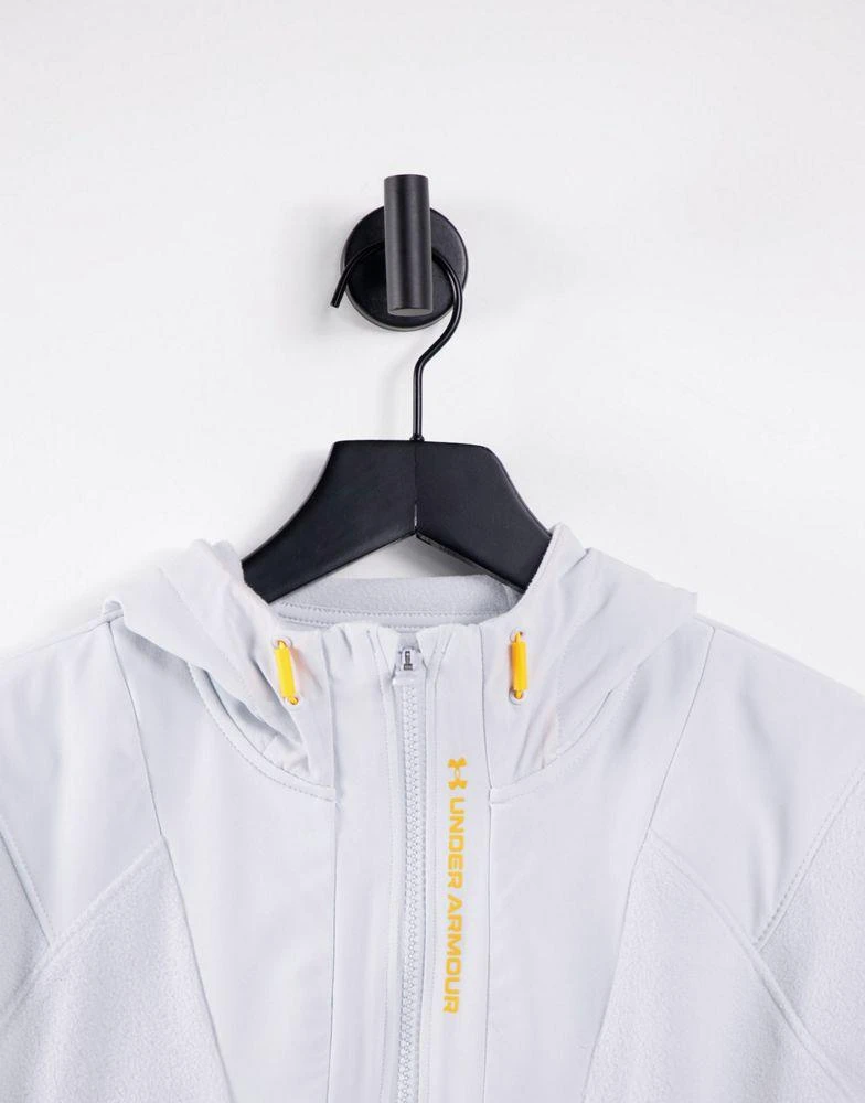 商品Under Armour|Under Armour Rush fleece hoodie in grey,价格¥477,第4张图片详细描述
