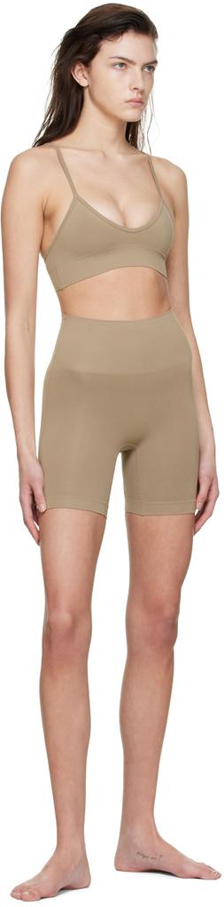 Beige Soft Smoothing Boy Shorts商品第4张图片规格展示