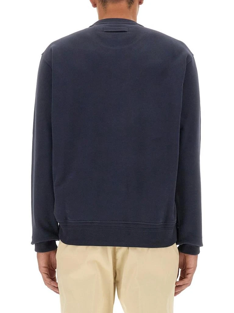 商品Zegna|Zegna Logo Embossed Crewneck Sweatshirt,价格¥2927,第2张图片详细描述