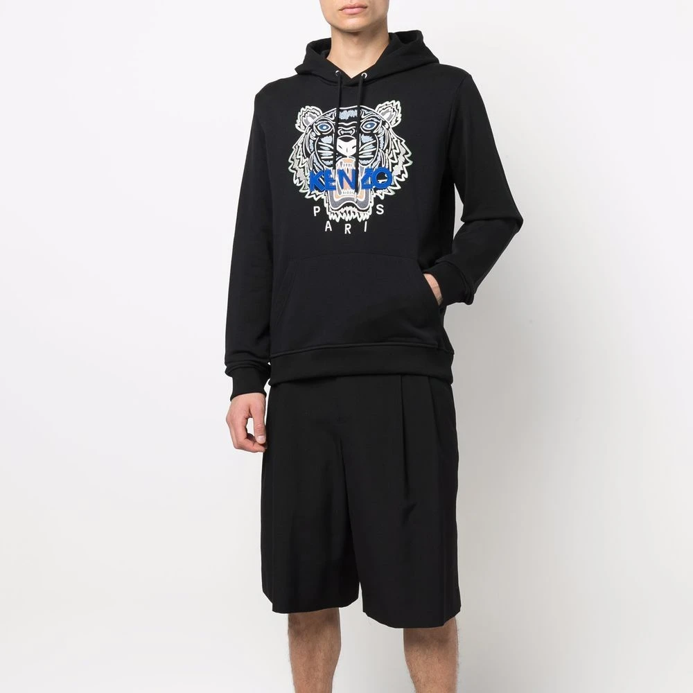 KENZO 男士黑色棉质连帽卫衣 FC55SW3334XL-99 商品