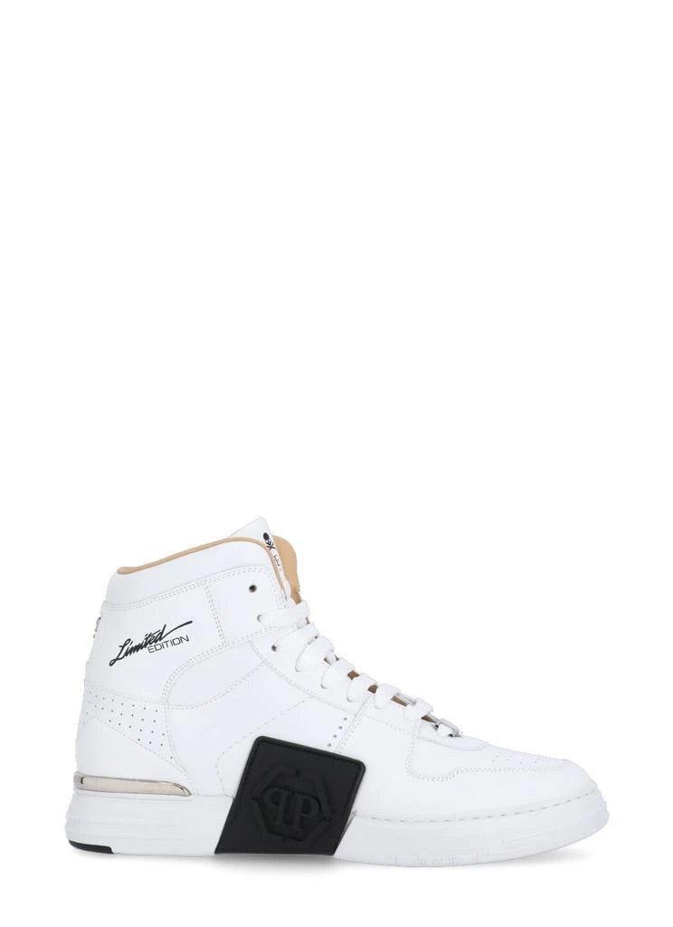 商品Philipp Plein|Philipp Plein Sneakers White,价格¥3157,第1张图片