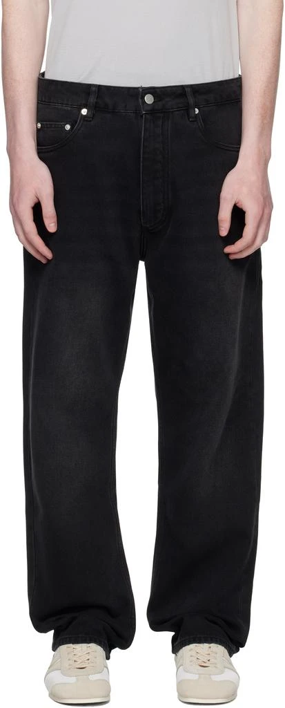 商品Studio Nicholson|Black Riso Jeans,价格¥2717,第1张图片