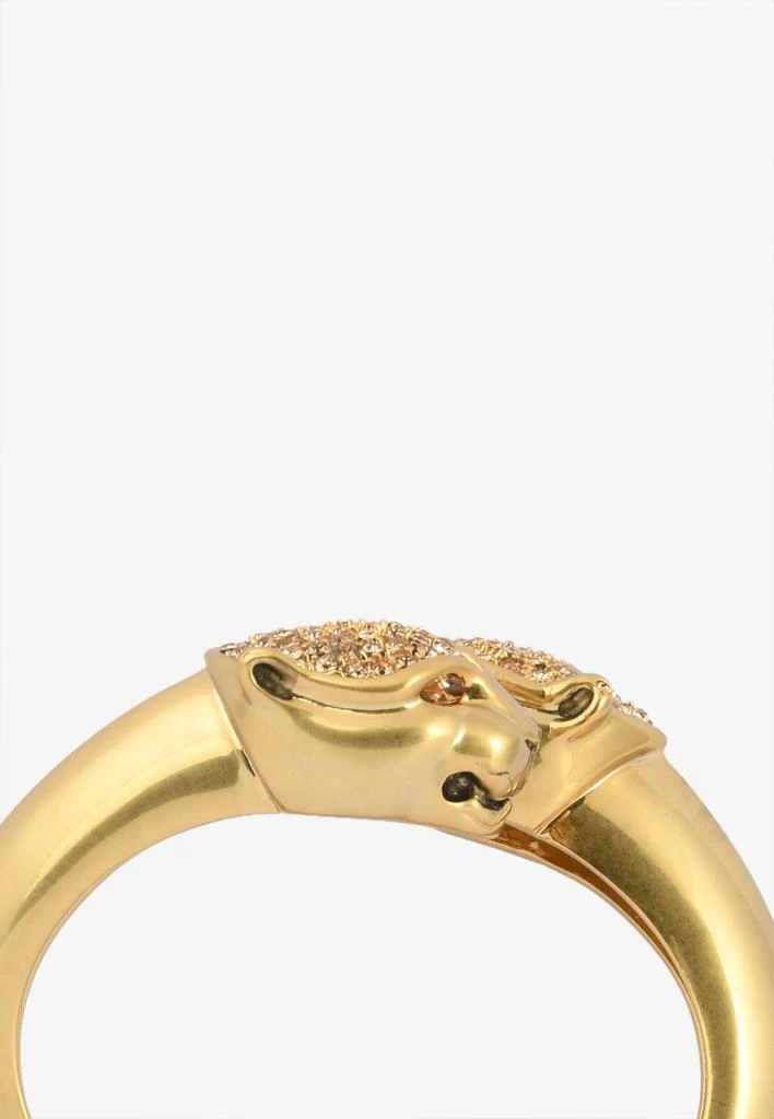 商品Roberto Cavalli|Crystal Paved Panther Head Bracelet,价格¥3984,第3张图片详细描述
