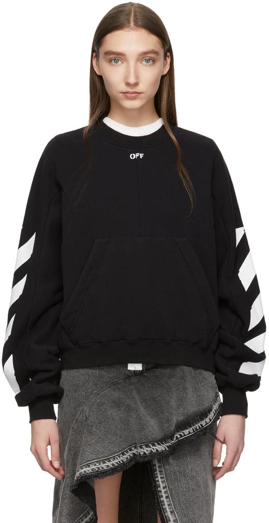 商品Off-White|Black Diag Sweatshirt,价格¥2417,第1张图片