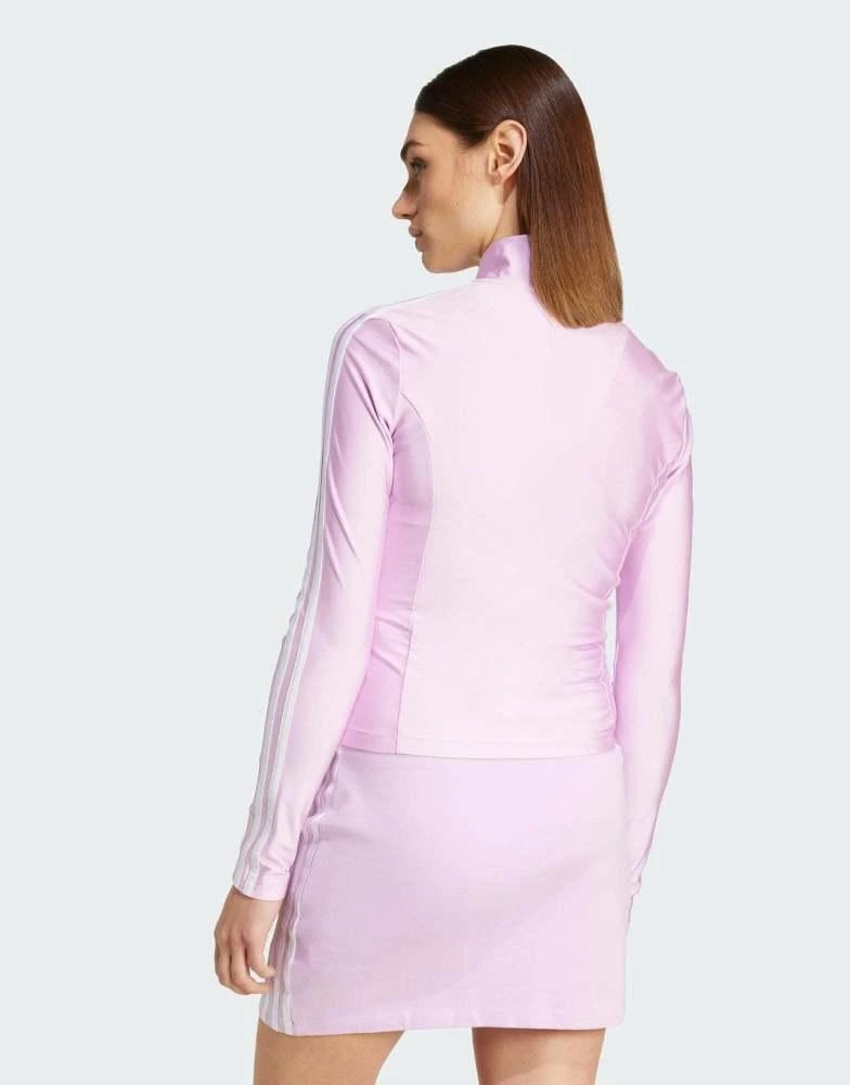 商品Adidas|adidas Originals Adicolor 3-stripes slim track top in light orchid,价格¥310,第2张图片详细描述