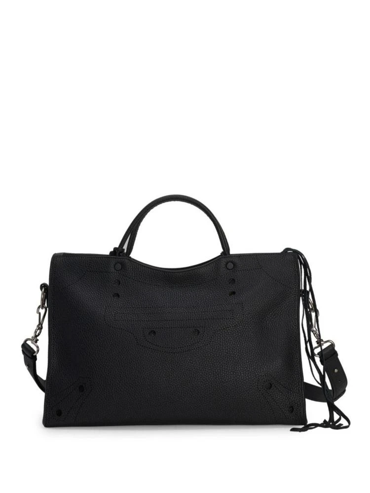 商品Balenciaga|BlackOut City Leather Handbag,价格¥9934,第1张图片